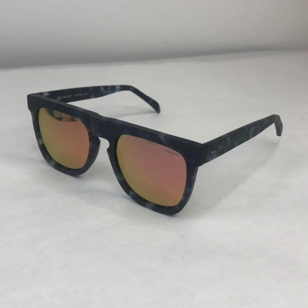 KOMONO Sunglasses Men’s Bennet Matte Indigo Demi Blue Tortoise Reflective